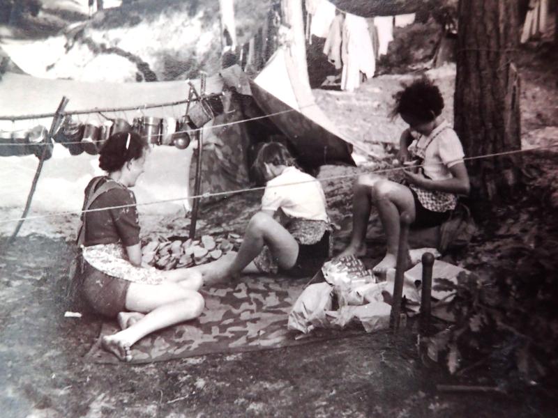 Lagerküche im Jahr 1952