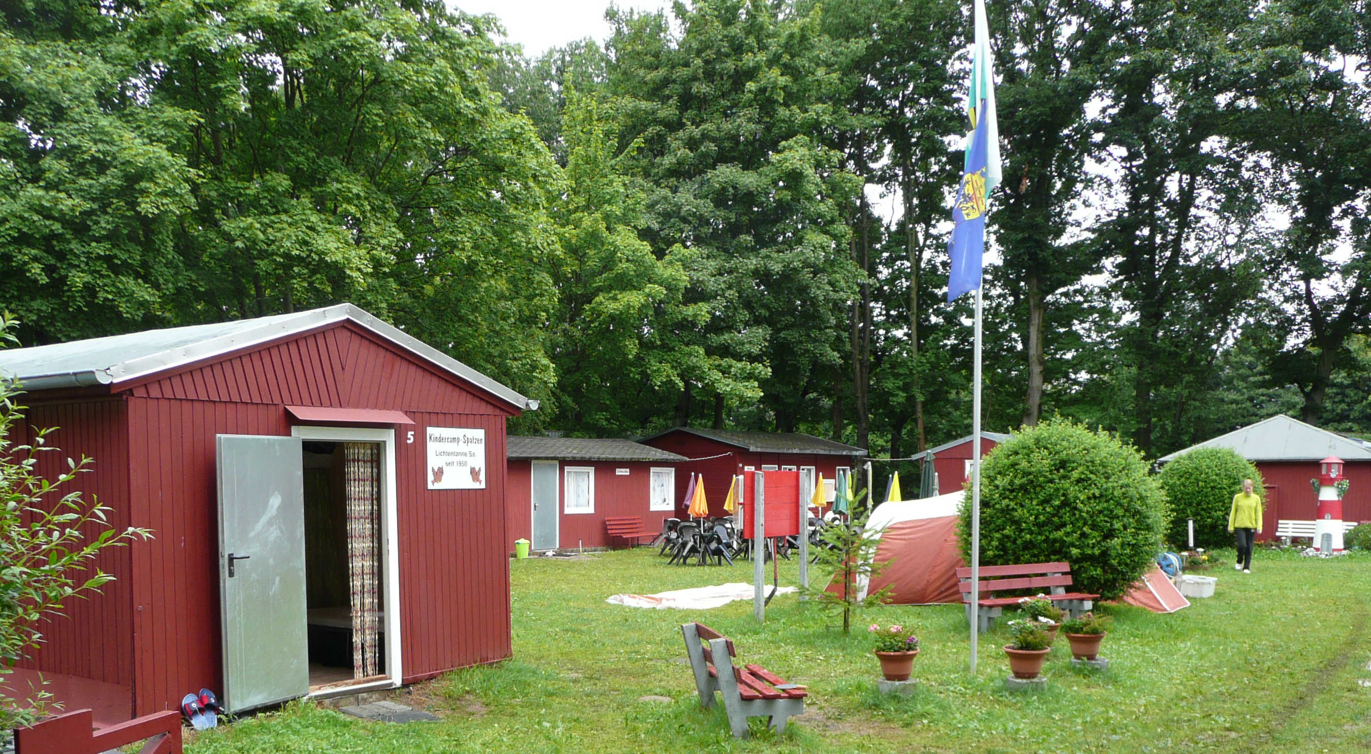 Ein Blick in das Spatzencamp